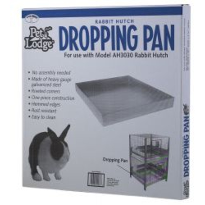 Pet Lodge Metal Rabbit Hutch Dropping Pan