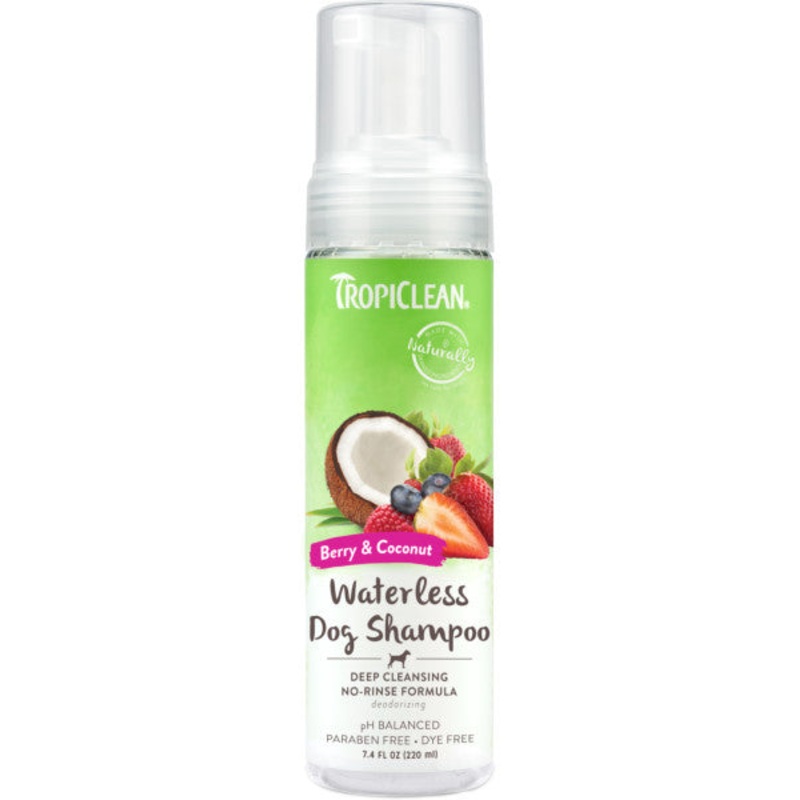 TropiClean Deep Cleansing Waterless Dog Shampoo 7.4 oz