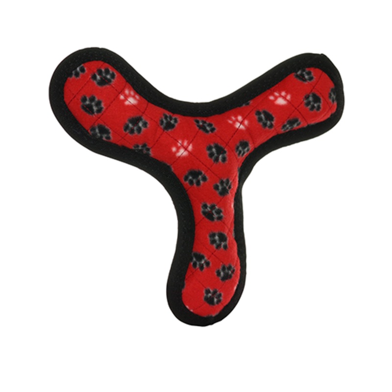Tuffy Boomerang Red Dog Toy