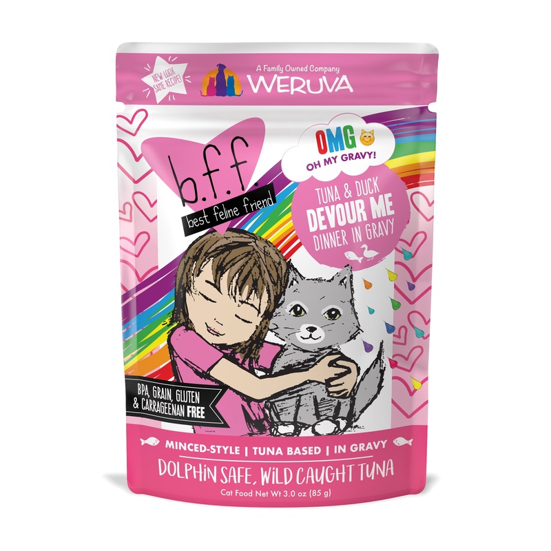 Weruva B.F.F. Oh My Gravy (OMG) Tuna & Duck Devour Me 3.0oz Single (3.0oz)