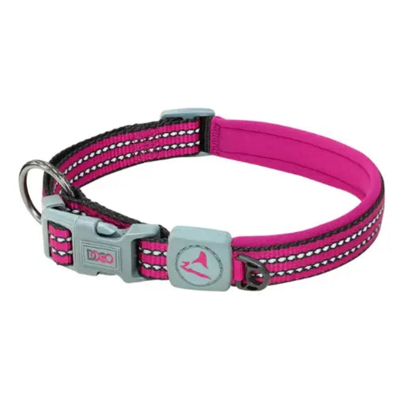DOCO VARIO O-RingCollar Reflective 1.5 x 39-44cm(S) R.Pink