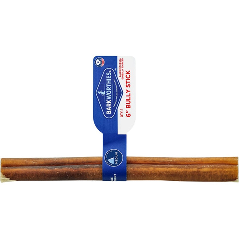 Odor-Free Bully Stick Grain-Free Dog Chews 6 in ( 5 Pack )