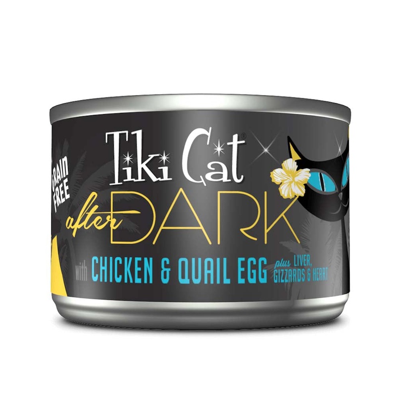 Tiki Cat After Dark Chicken & Quail Egg Wet Food 5.5oz