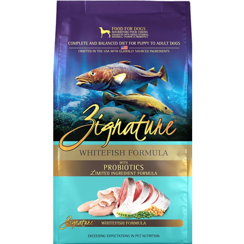 Zignature Limited Ingredient Whitefish Formula Dry Dog Food