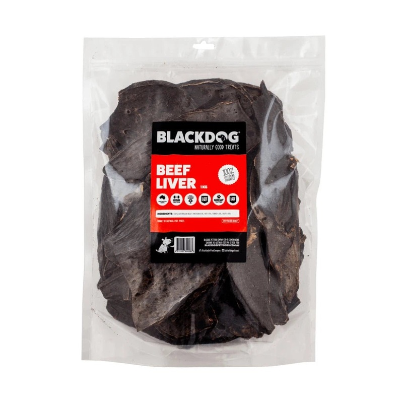 Black Dog Beef Liver Treats 1kg