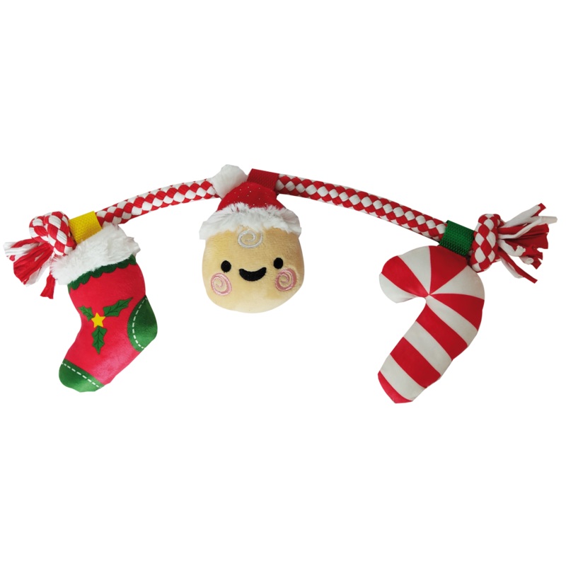 CHRISTMAS DOG TOY CHAIN 40cm