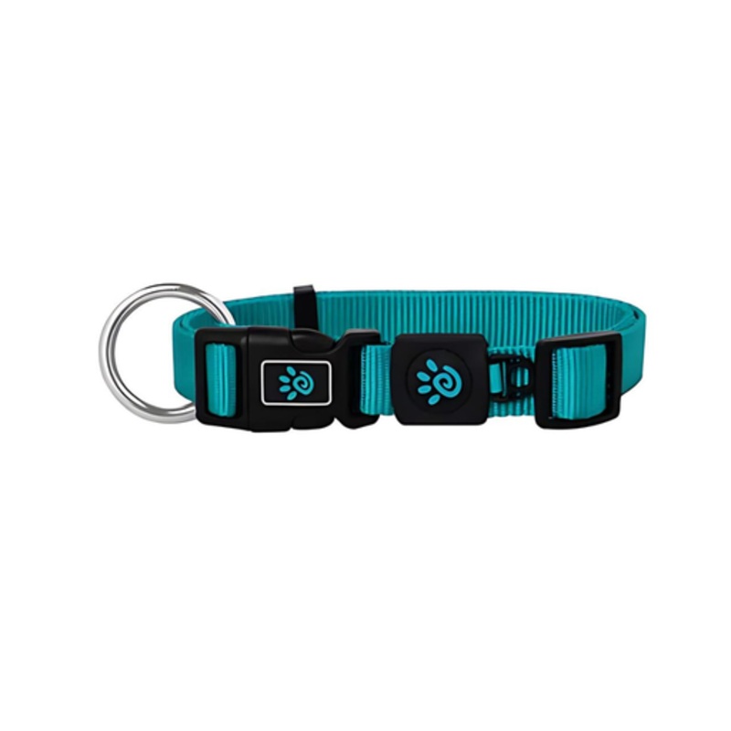 DOCO Signature O- Ring Collar-1.0 x 21-30cm(XS)-Turquoise