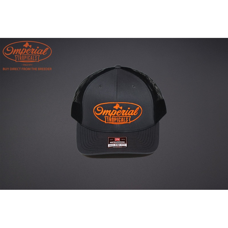 Gray with Black Mesh Imperial Tropicals Snapback Hat 1 Hat ( Gray with Black Mesh)