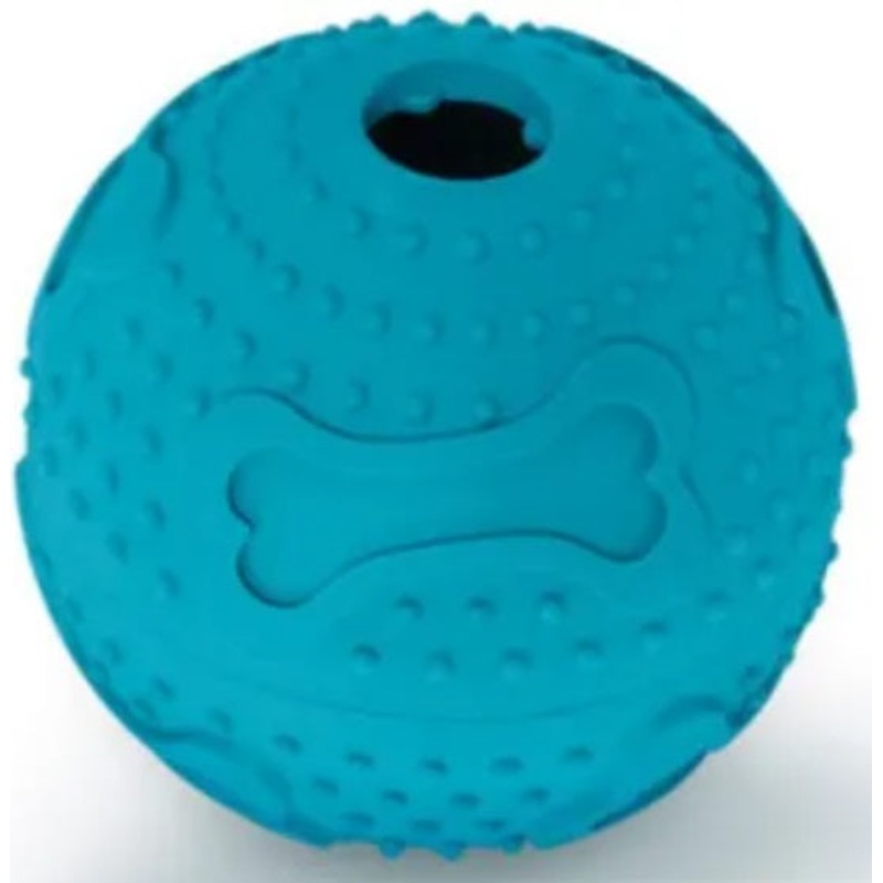 KAZOO DOG TOY TREAT BALL RUBBER MEDIUM – 7CM