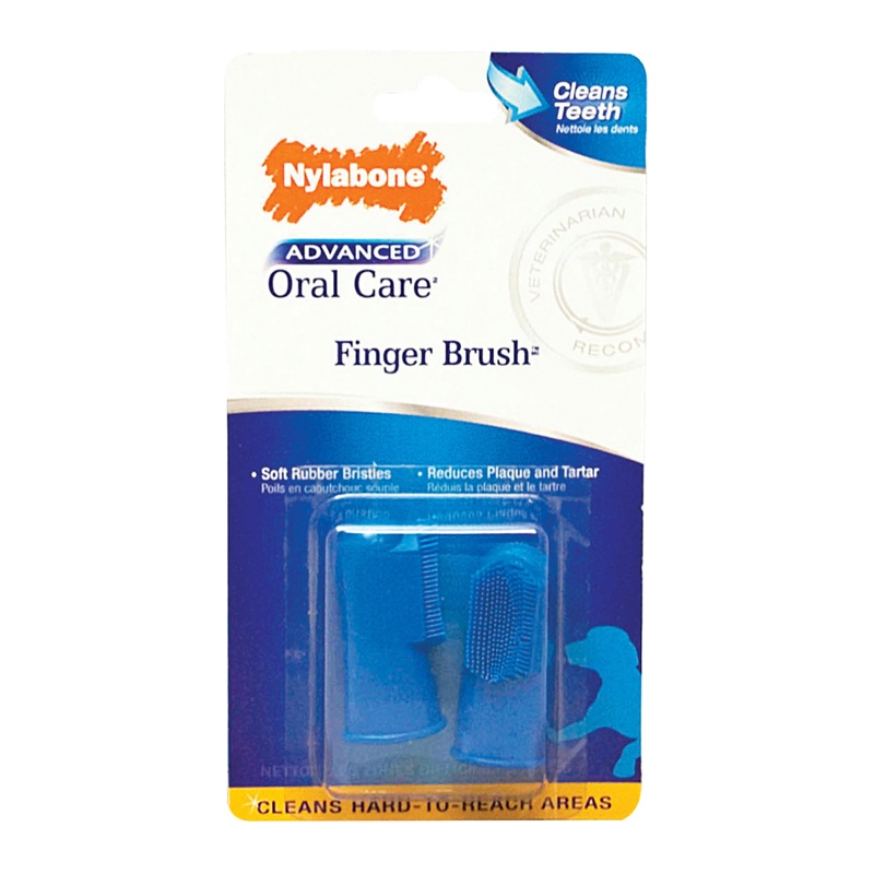 Nylabone  Advanced Oral Care Finger Brush 2 pack