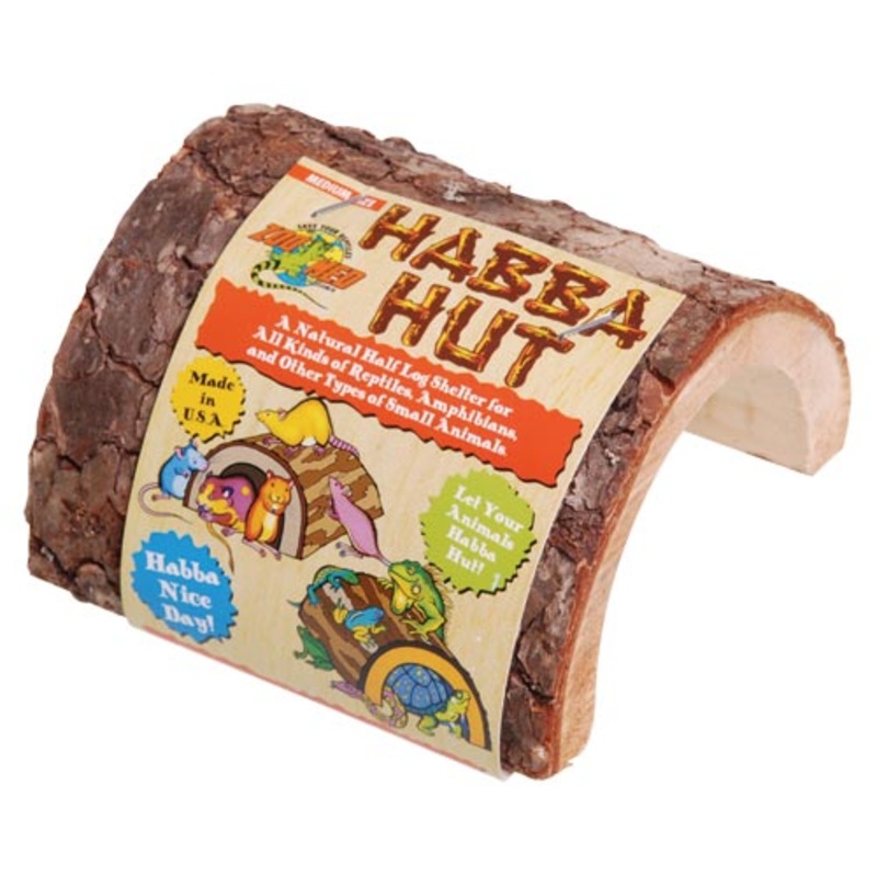 Zoo Med Habba Hut Natural Hide Small