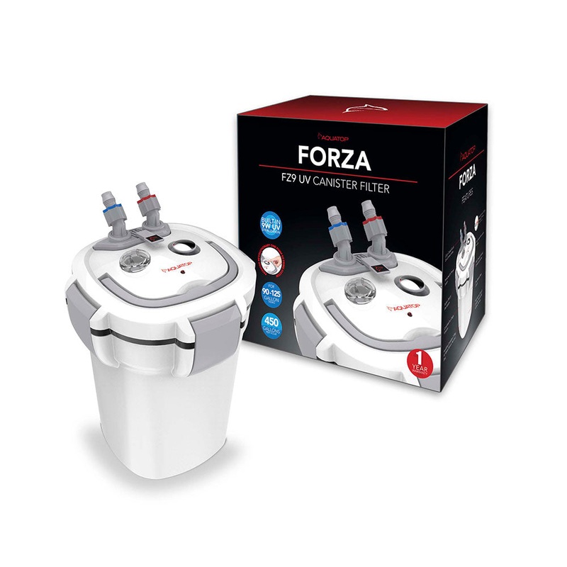 Aquatop FORZA Canister Filter with 9 Watt UV-450 GPH