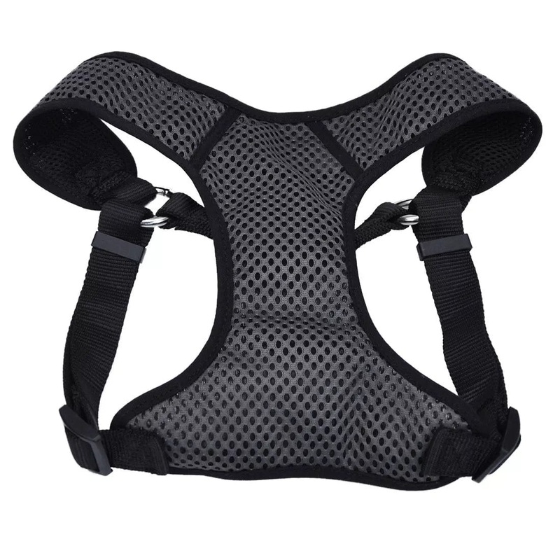 Coastal Pet Products Black Comfort Soft Sport Wrap Adjustable Dog Harness extra small