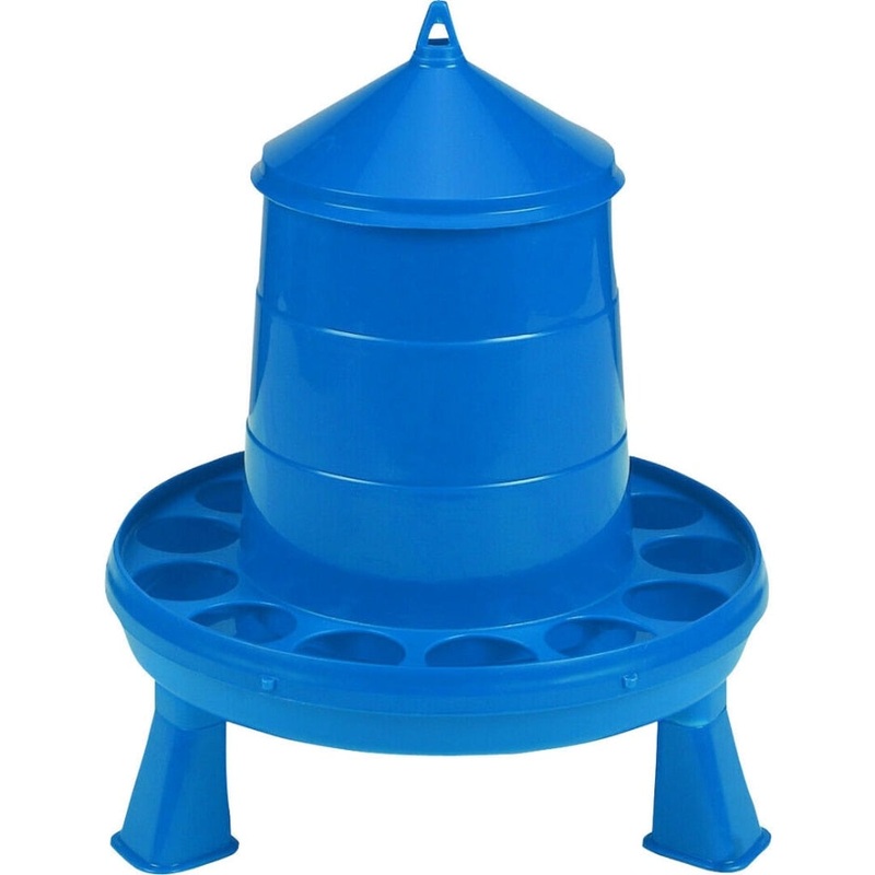 DOUBLE TUFF POULTRY FEEDER WITH LEGS 8.5 LB