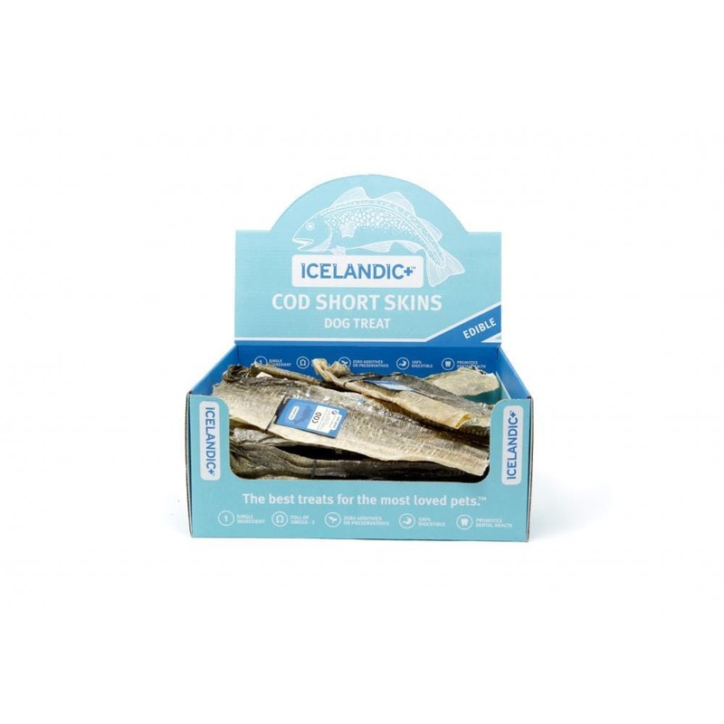 Icelandic+ Cod Short Skin Sticks Fish Dog Treats each