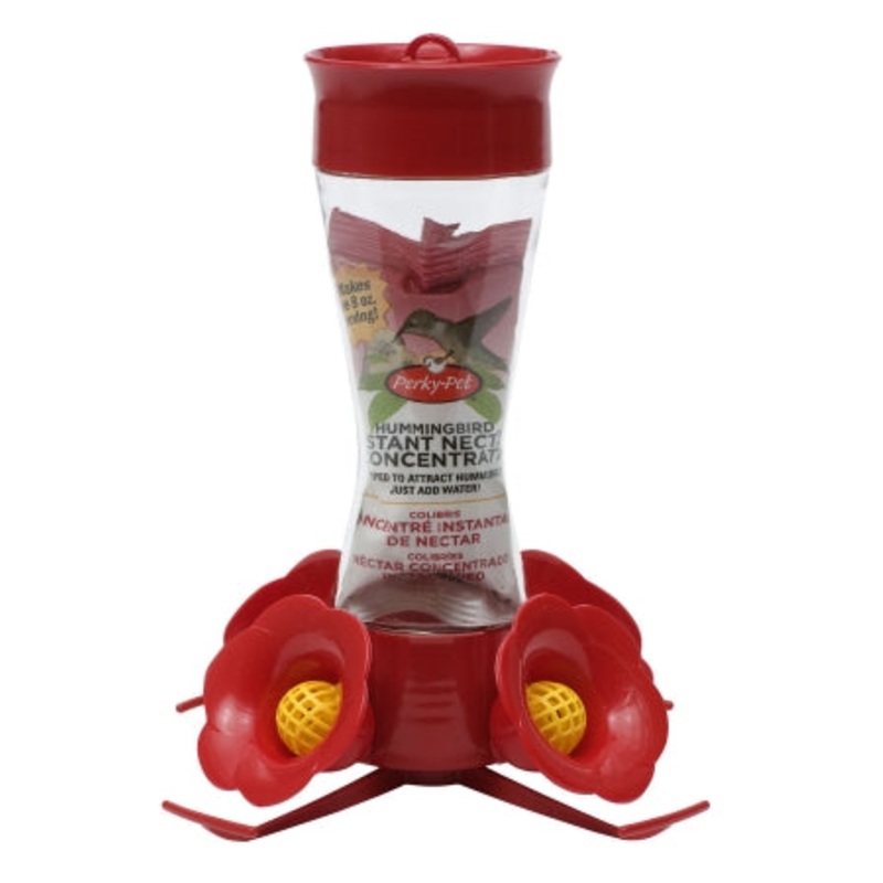 Perky Pet Pinch Waist Glass Hummingbird Feeder 8oz