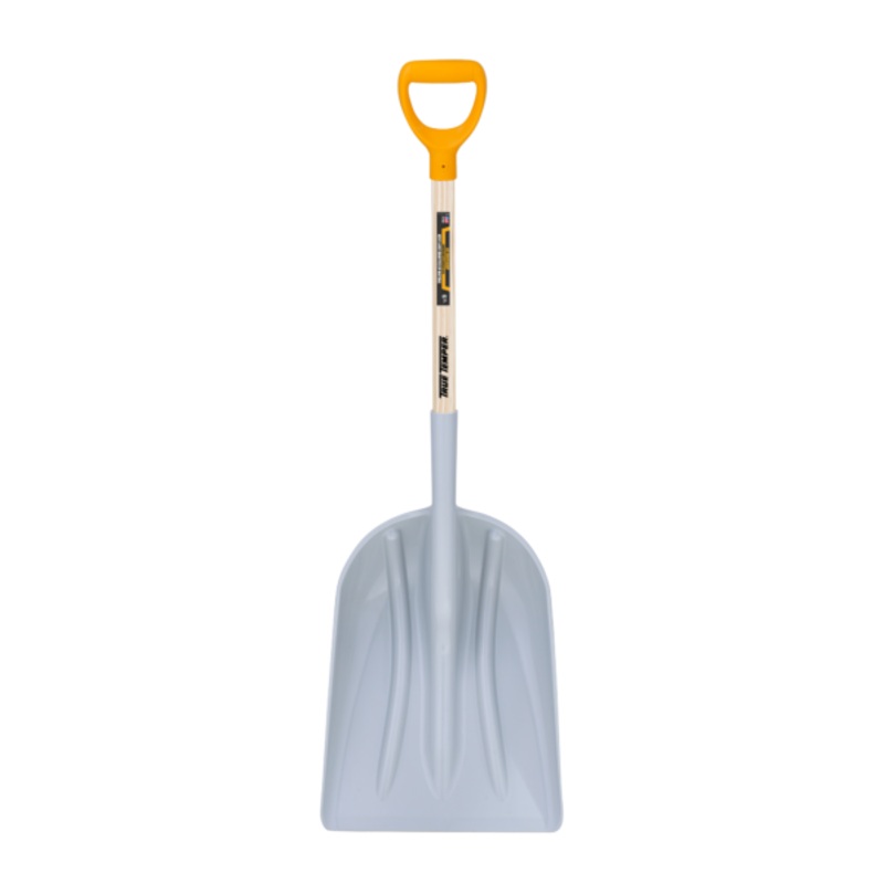 True Temper POLY SCOOP WITH D-GRIP ON HARDWOOD HANDLE 46h  14.37w  8.28d