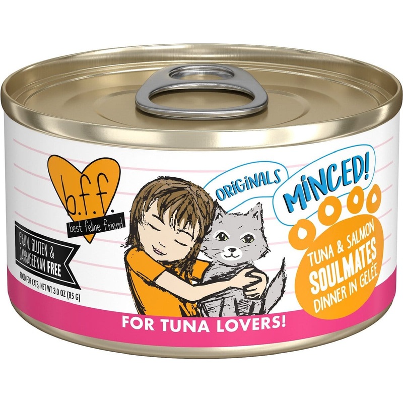 Weruva BFF Tuna & Salmon Soulmates Canned Cat Food 3 oz