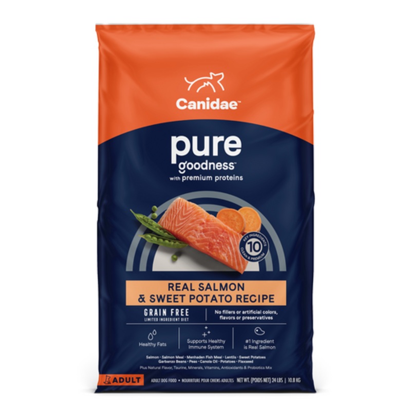 Canidae Grain Free Pure Salmon & Sweet Potato Recipe Dry Dog Food 4-lb