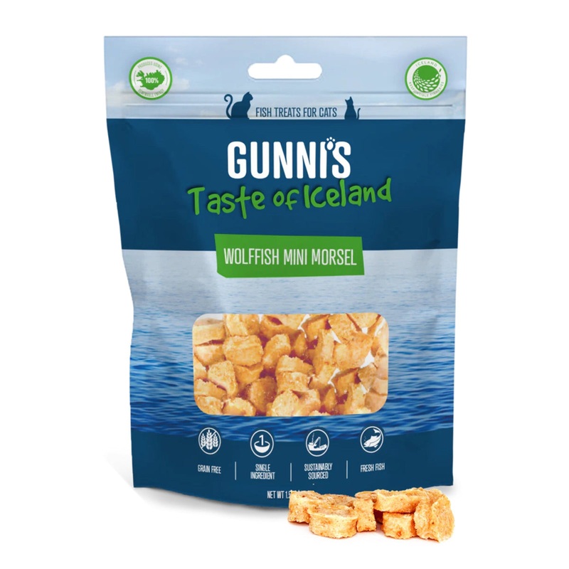Gunni’s Pet Wolffish Mini Morsel Cat Treats 1.5oz