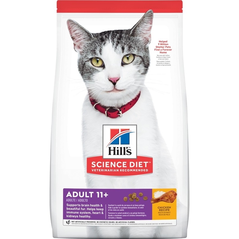 Hill’s Science Diet Adult 11+ Chicken Recipe cat food