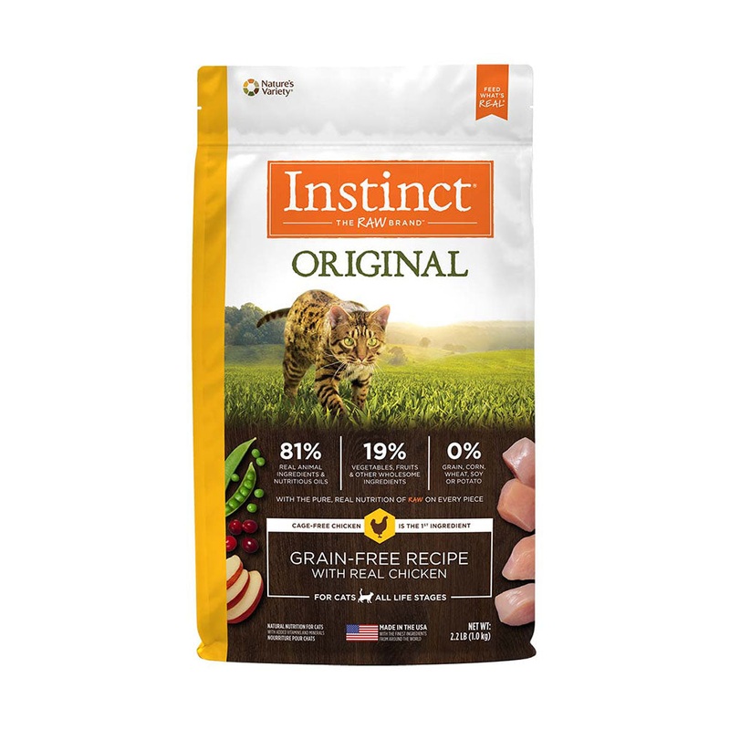 Instinct Original Grain Free Recipe with Real Chicken Cat Food 2.2 Lbs