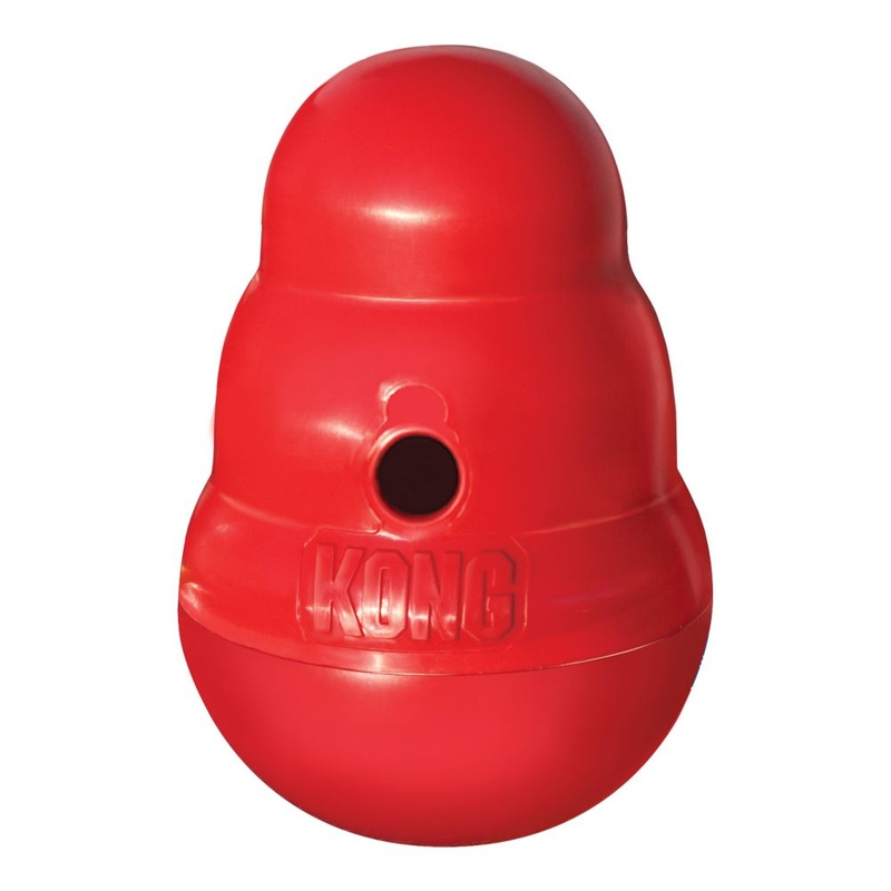 Kong Wobbler Dog Toys Red Large, 10.5 X 6.5 Inch