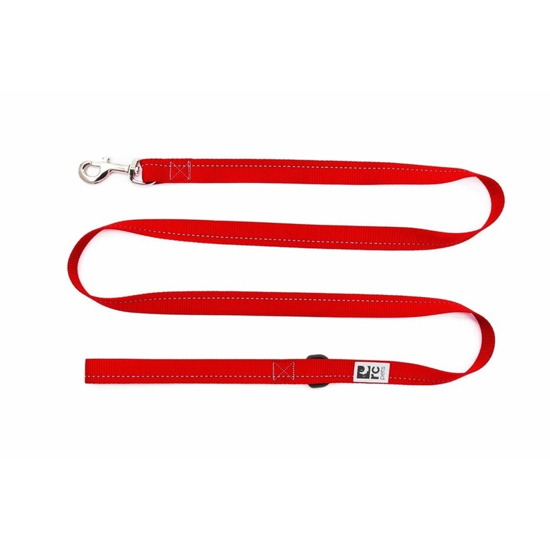 RC Pets Primary Leash-Red  for Dogs 3/4 in x 6 ft