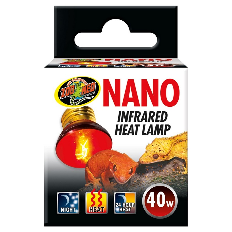 Zoo Med Nano Infrared Heat Lamp 40 watt