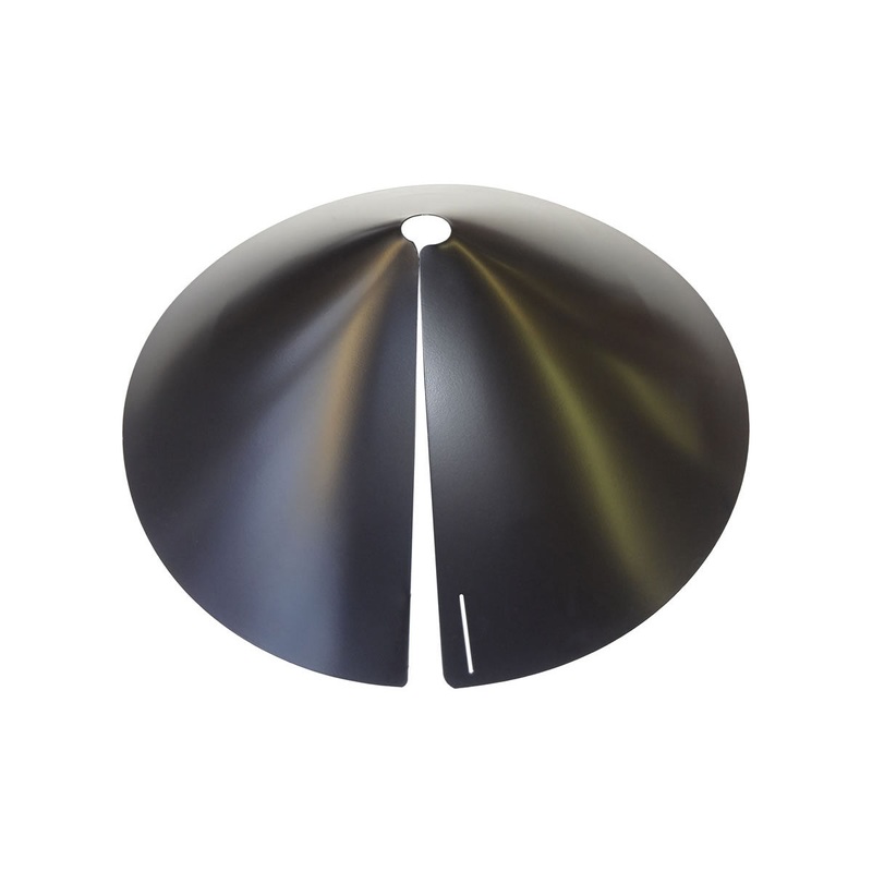 17″ Cone Squirrel Baffle, Black