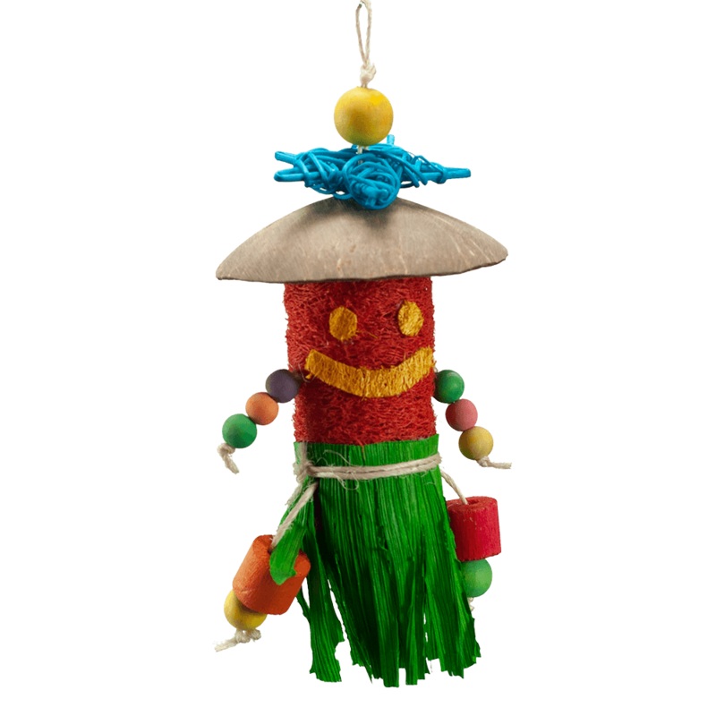 A & E Cage Tiki Man Small Animal Toy 4.5″x3.5″x9″