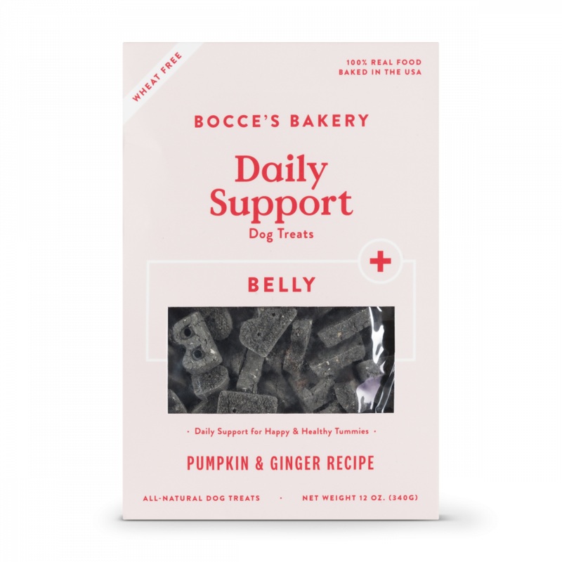 Daily Support Pumpkin & Ginger Recipe Functional Belly Biscuit Dog Treats 12-oz