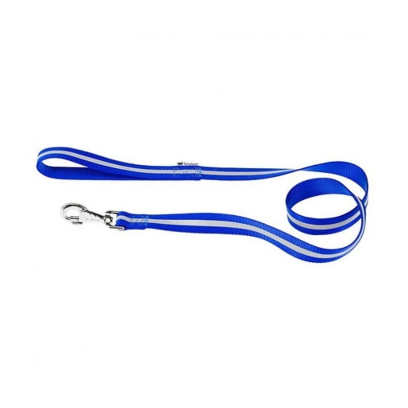 Ferplast Club Reflex G Reflective Dog Leash[Color – Blue, Dimension – 20mm x L 120cm]