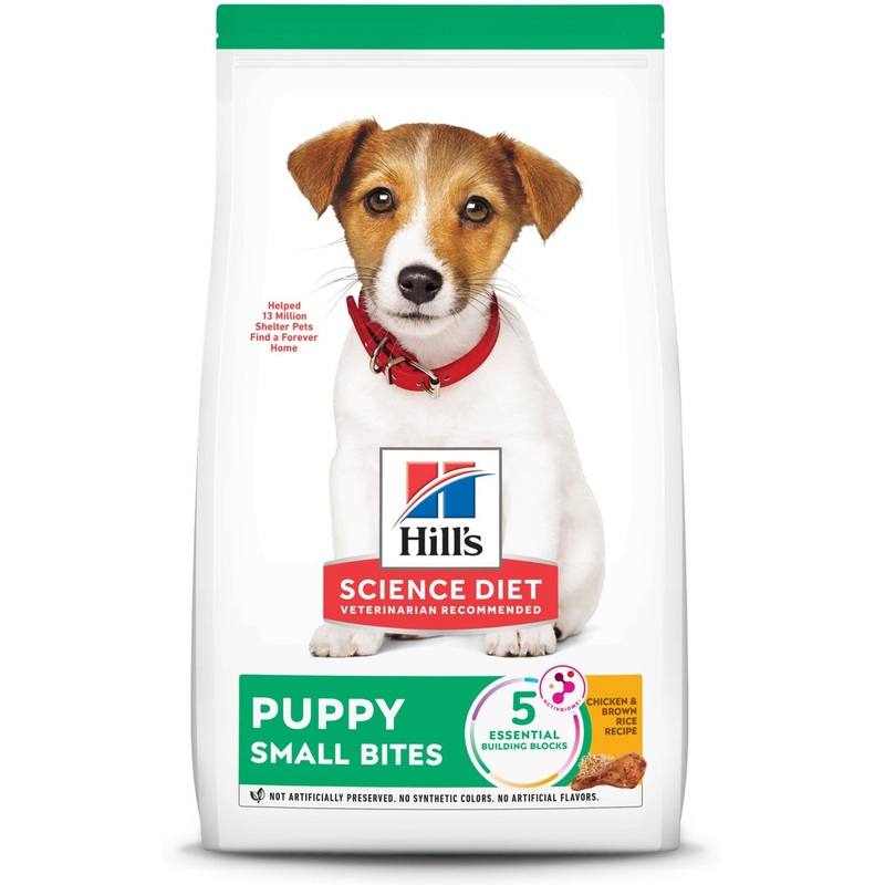 Hill’s Science Diet Puppy Small Bites Chicken & Brown Rice Recipe Dry Dog Food 4.5 lb