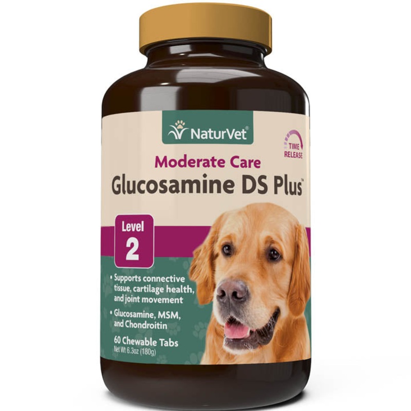 NaturVet Glucosamine DS Plus Tabs 60 Count