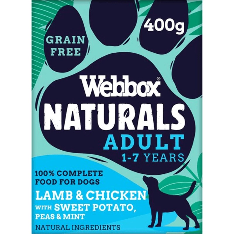 Webbox Naturals – Lamb And Chicken 400g