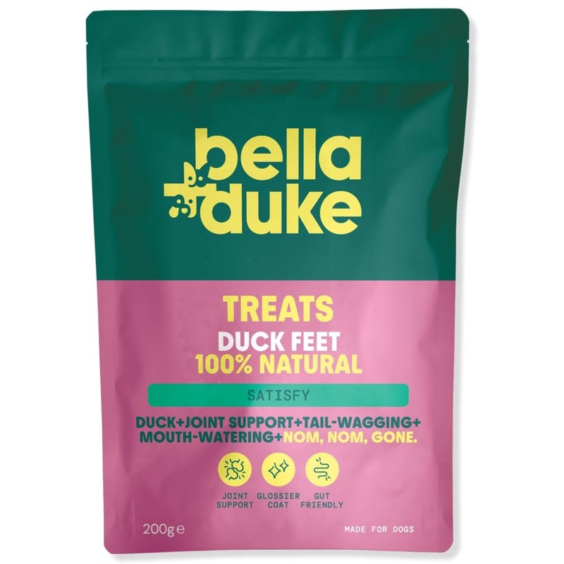 Bella & Duke Duck Feet 100% Natural Treats for Dogs 200g