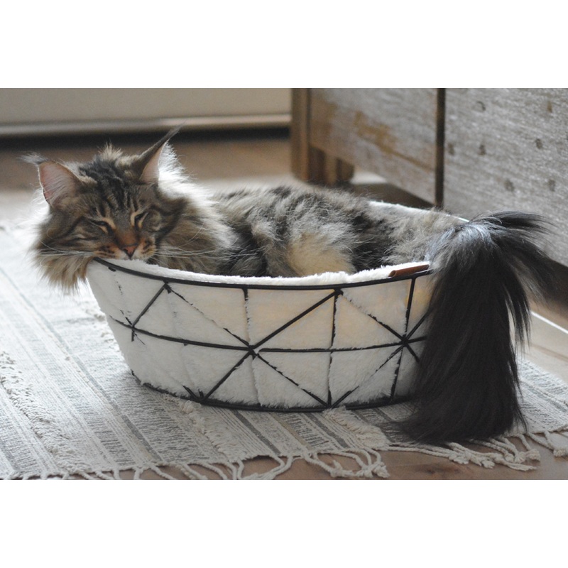BeOneBreed Cat Metal Basket