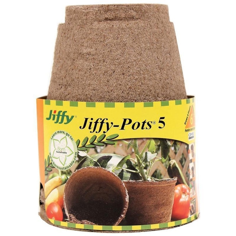 Jiffy-Pots Seed Starters 2.5 IN/12 PACK
