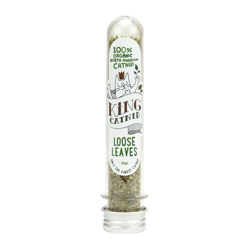 King Catnip Loose Leaf Catnip Tube for Cats 45 mL