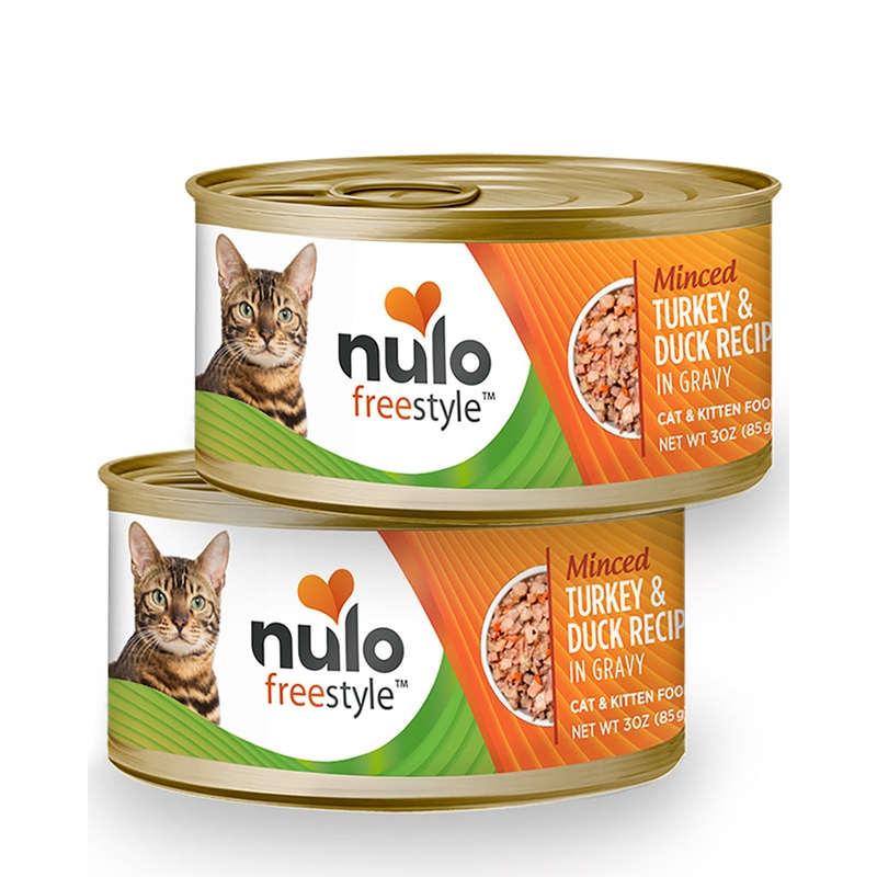 Nulo Freestyle Minced Turkey & Duck Wet Cat Food 3oz