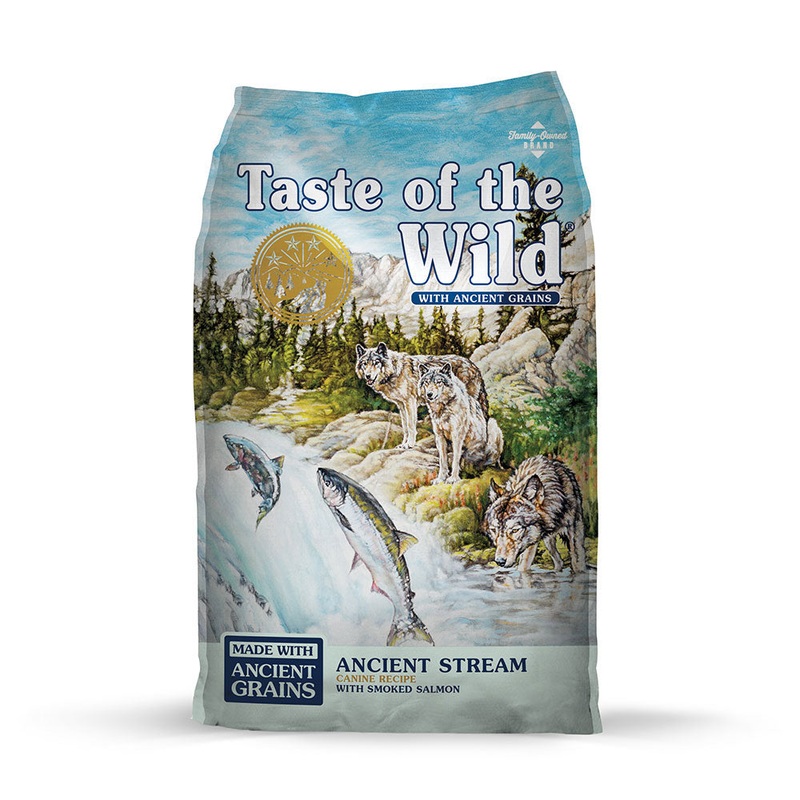 Taste of the Wild Ancient Stream with Smoked Salmon Dog Food 5 Lbs