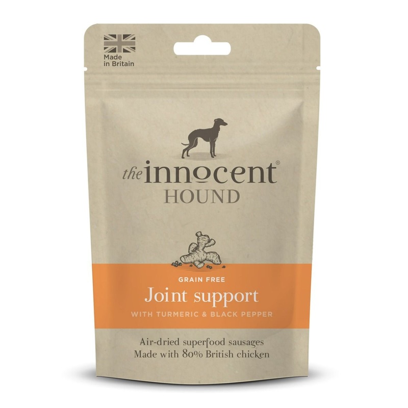 The Innocent Hound Joint Support British Chicken Turmeric & Pepper Dog Sausages 10pcs – 10pcs