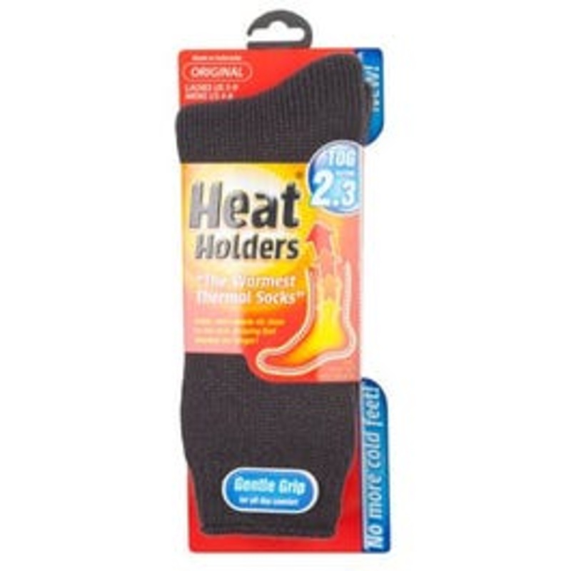 Thermal Socks, Charcoal, Ladies’ Size 5-9