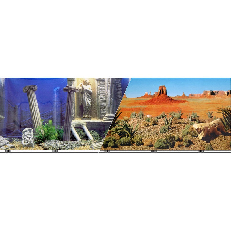 Blue Ribbon Vibran-Sea Double Sided Background Desert and Atlantis 19″(Sold By FT)