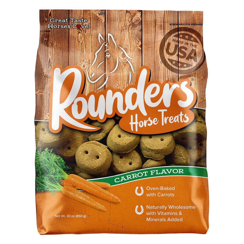Blue Seal Carrot Rounders Horse Treats 30 oz