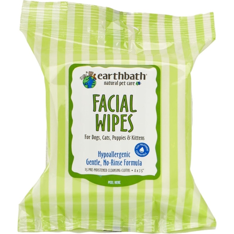 EARTHBATH HYPOALLERGENIC FACIAL WIPES 25 COUNT