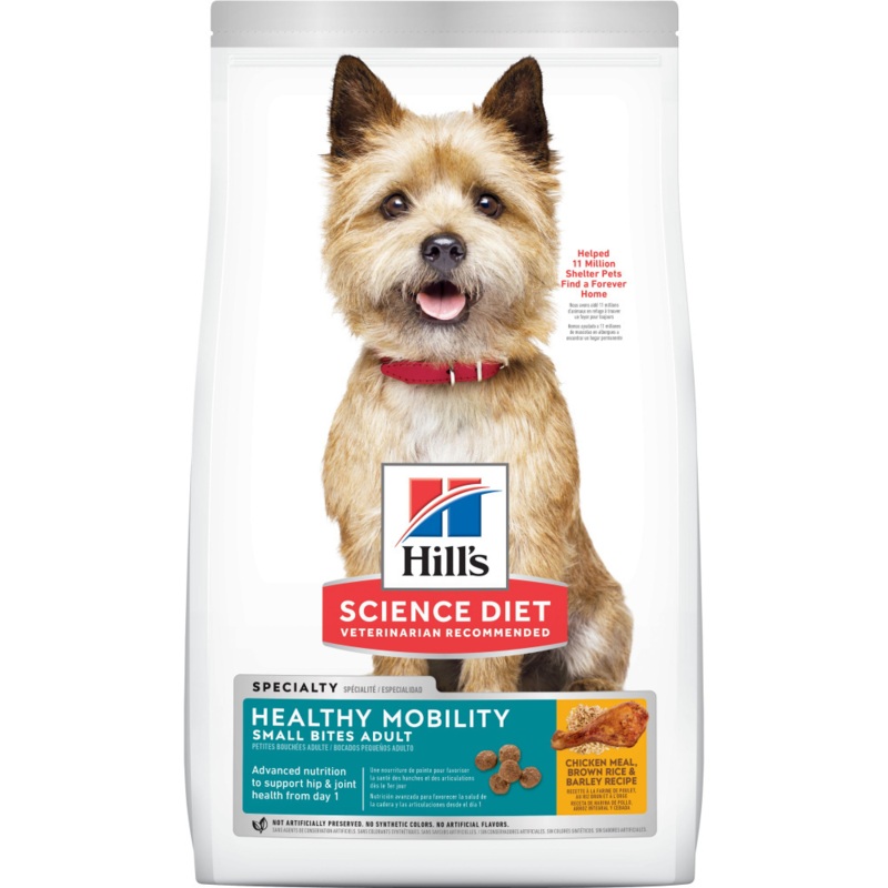 Hill’s Science Diet Adult Healthy Mobility SM Bites Chicken Meal, Brown Rice & Barley Recipe Dry Dog Food