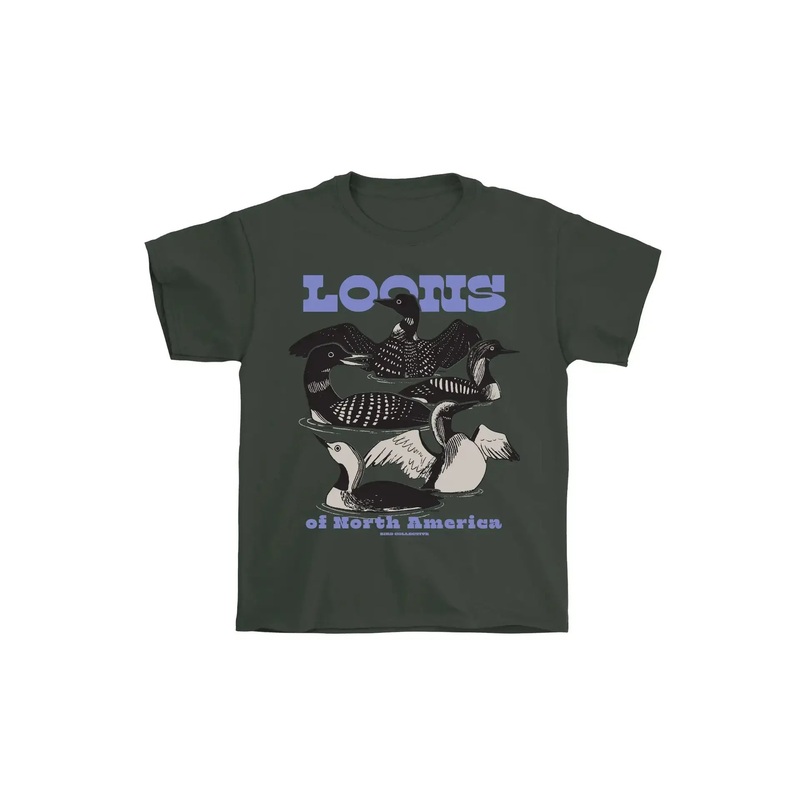 Kids Loons of North America T-Shirt Small