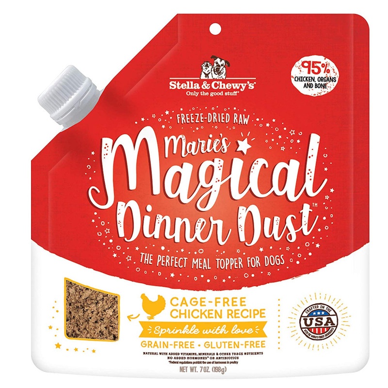 Marie’s Magical Dinner Dust Freeze-Dried Cage-Free Chicken Recipe Dog Food Topper 7-oz